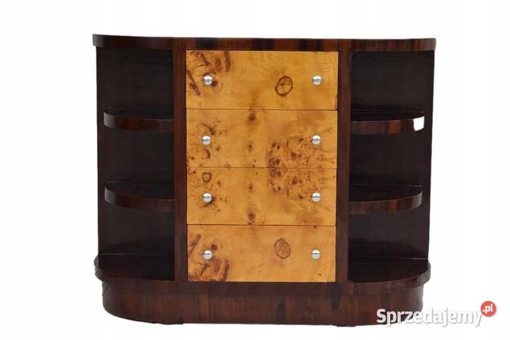 Komoda Regał Styl Art Deco Szafka 4 Szuflady Kraków