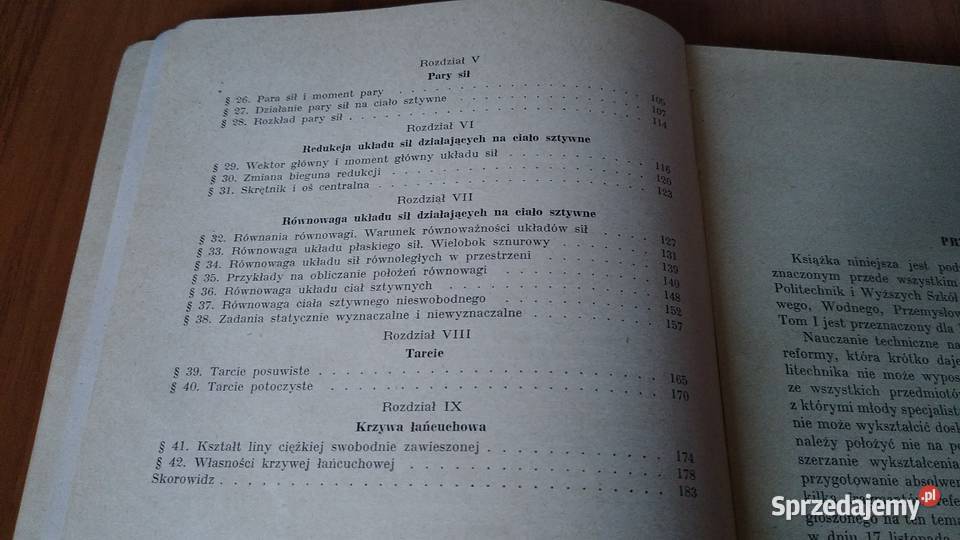 Mechanika teoretyczna Statyka Kazimierz Gdańsk