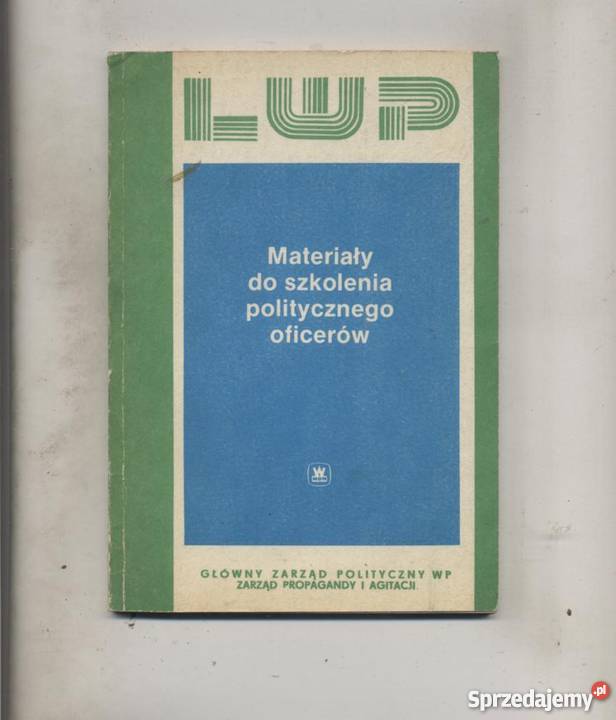 Materiały do szkolenia politycznego oficerów 2 Szczecin