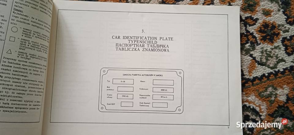 Katalog części zamiennych przyczepa D50 lubelskie Lublin