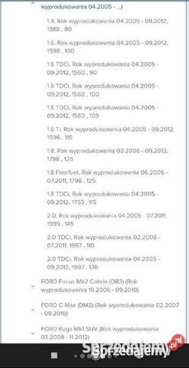 Zacisk przedni Lewy Prawy Focus Mk2 C Kuga 15 16 Zaciski i jarzma