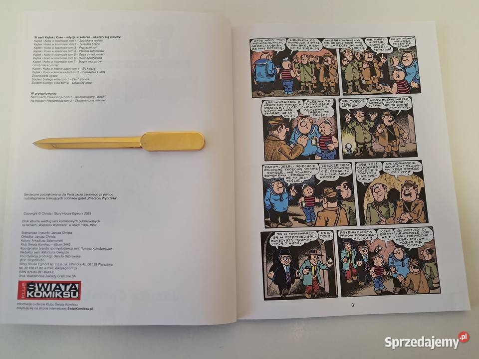 Komiks Kajtek i Koko Śladem białego wilka Kraków