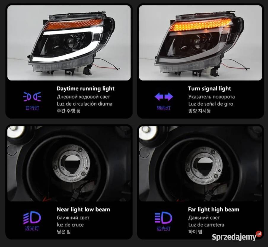 NOWE lampy przednie lampa przód Ford Ranger 2011 Bełchatów