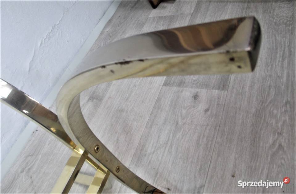 Kawowy stolik z kamiennym blatem Meble Lublin