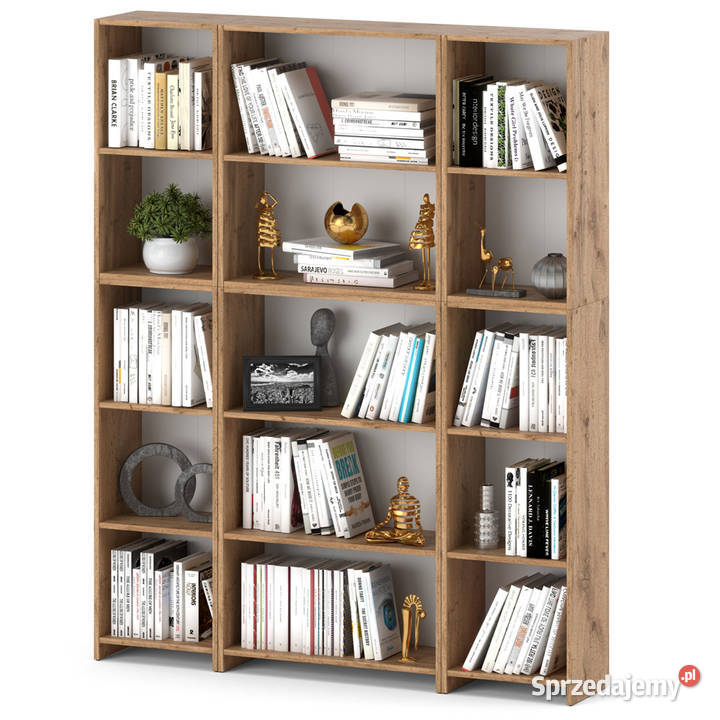 Regał Na Książki 150 Nowoczesny Pojemny Słupek 30cm Regały Elbląg sprzedam