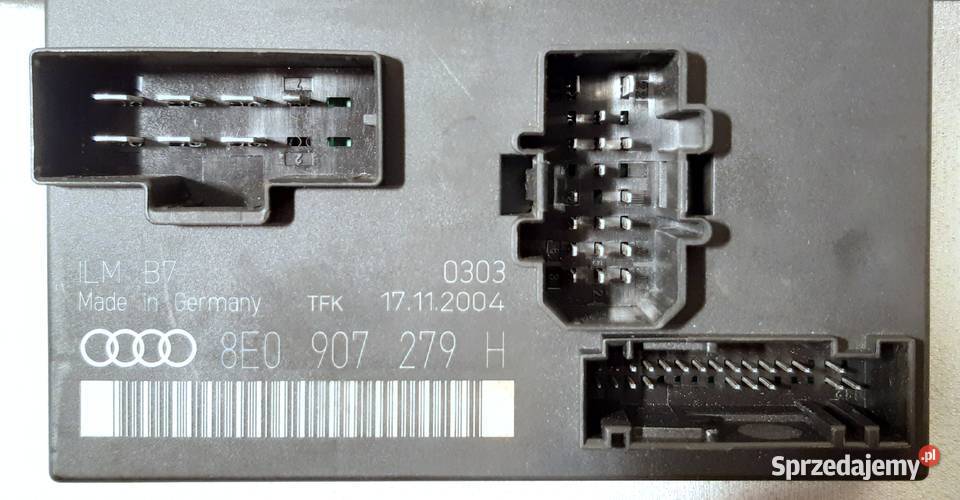 MODUŁ STEROWNIK ŚWIATEŁ AUDI A4 B7 8E0907279H Części samochodowe Mielęcin
