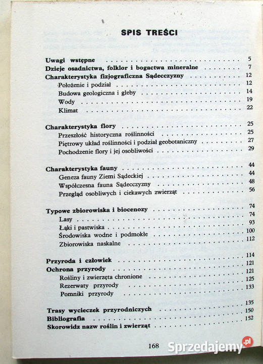 Ziemia sądecka Przyroda polska Wyd III miękka Limanowa sprzedam