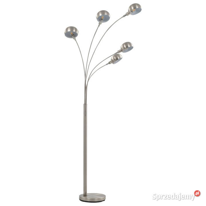 Lampa stojąca 200 5 x E14 srebrna WM282417 Warszawa