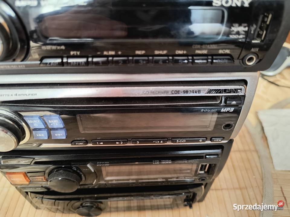 Radio samochodowe Alpine Pioneer Sony JVC Elektronika Bydgoszcz