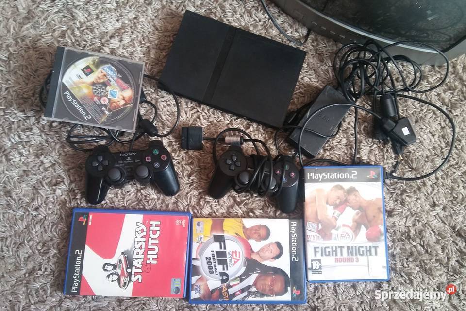Konsola Sony PlayStation2 SCPH75004 2Pady 4Gry