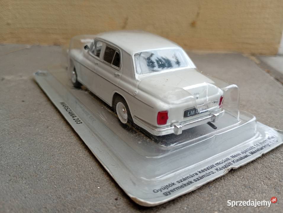 WARSZAWA 203 SEDAN deagostini model kultowe auta mazowieckie