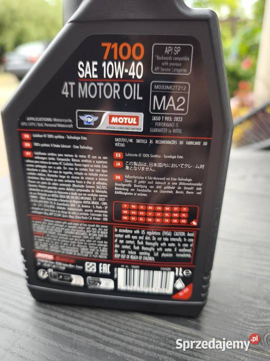 Olej motocyklowy motul 10 w 40 7100 Pyrzowice