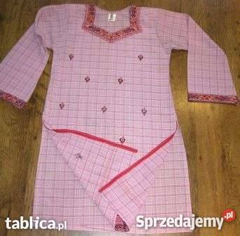 Tunika kolorowa z pakistanu oruginał super żółty/złoty Katowice