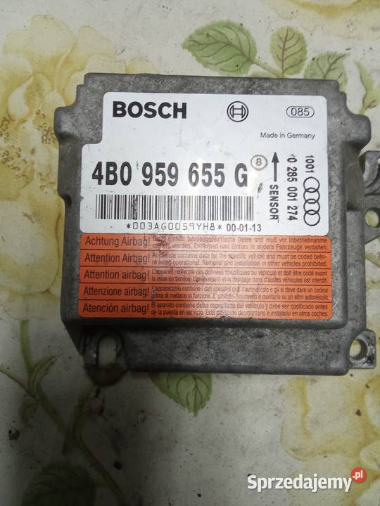 Sensor airbag moduł poduszek powietrznych VW Nowe Miasto Lubawskie