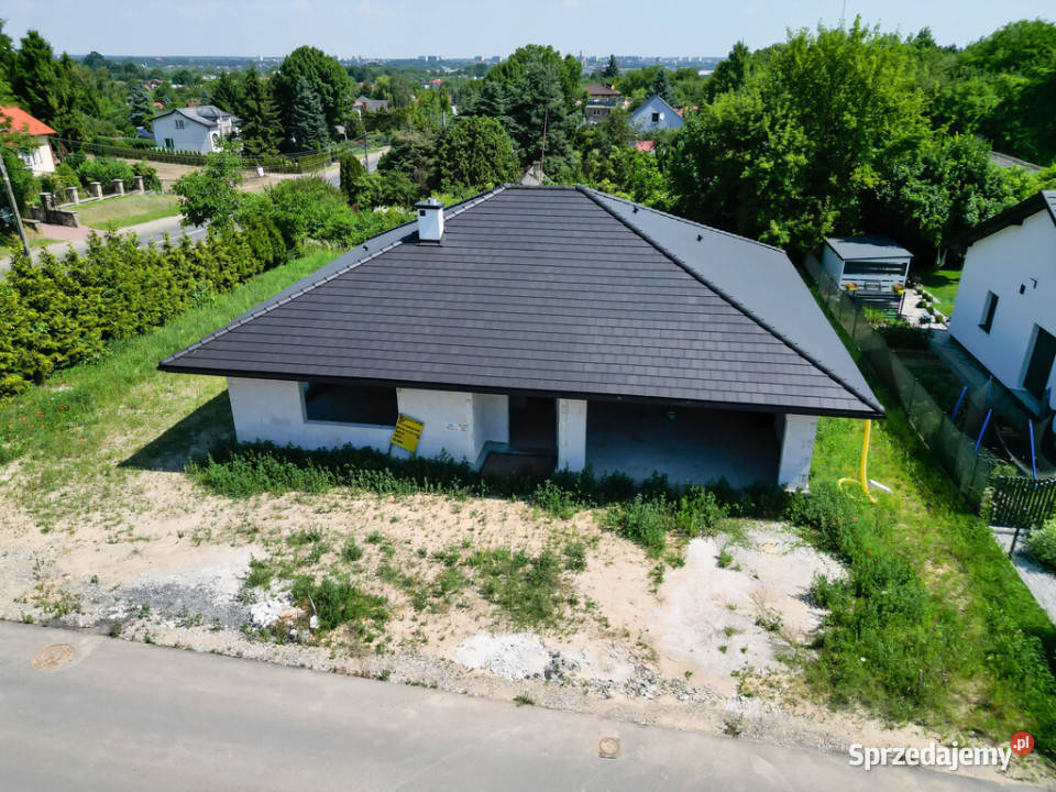 Dom parterowy stan surowy130m21121m2 Szewna dachówka sprzedam