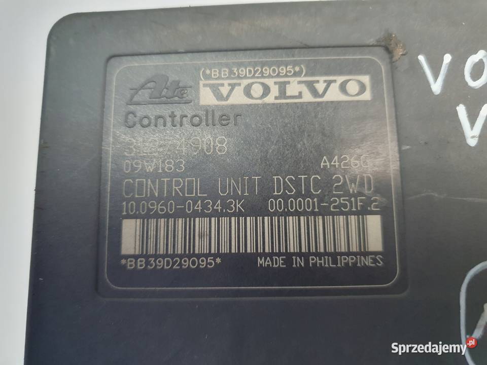 Volvo S40 II V50 POMPA ABS hamulcowa Sterownik Układ ABS i ESP lubelskie