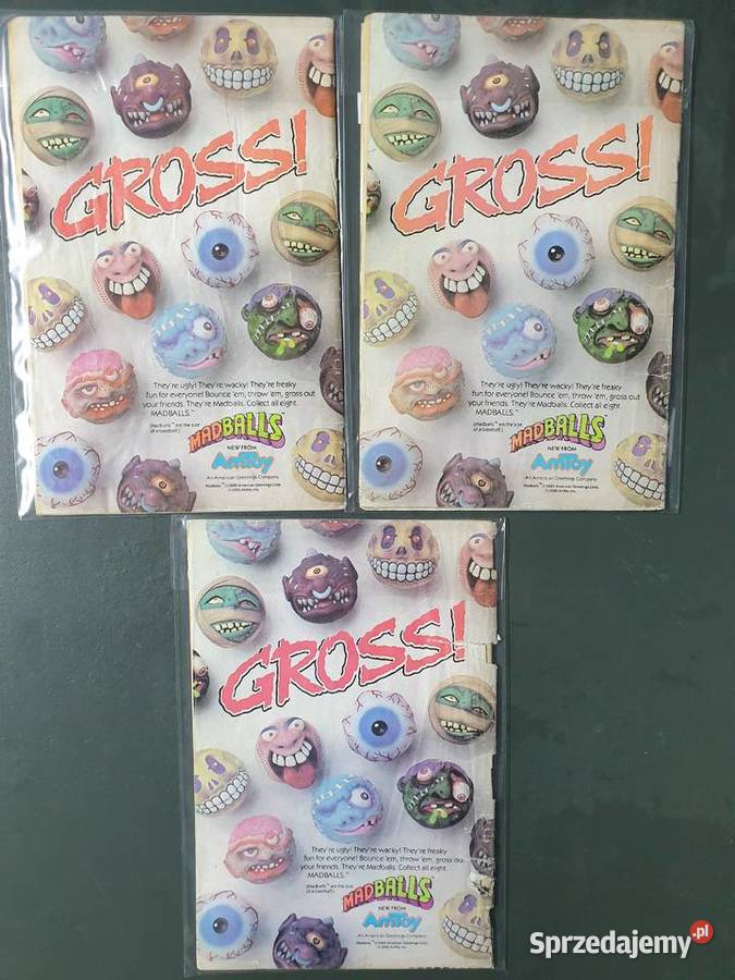 Zestaw 3 oryginalnych komiksów Marvel USA 1986 Komiksy Gdynia