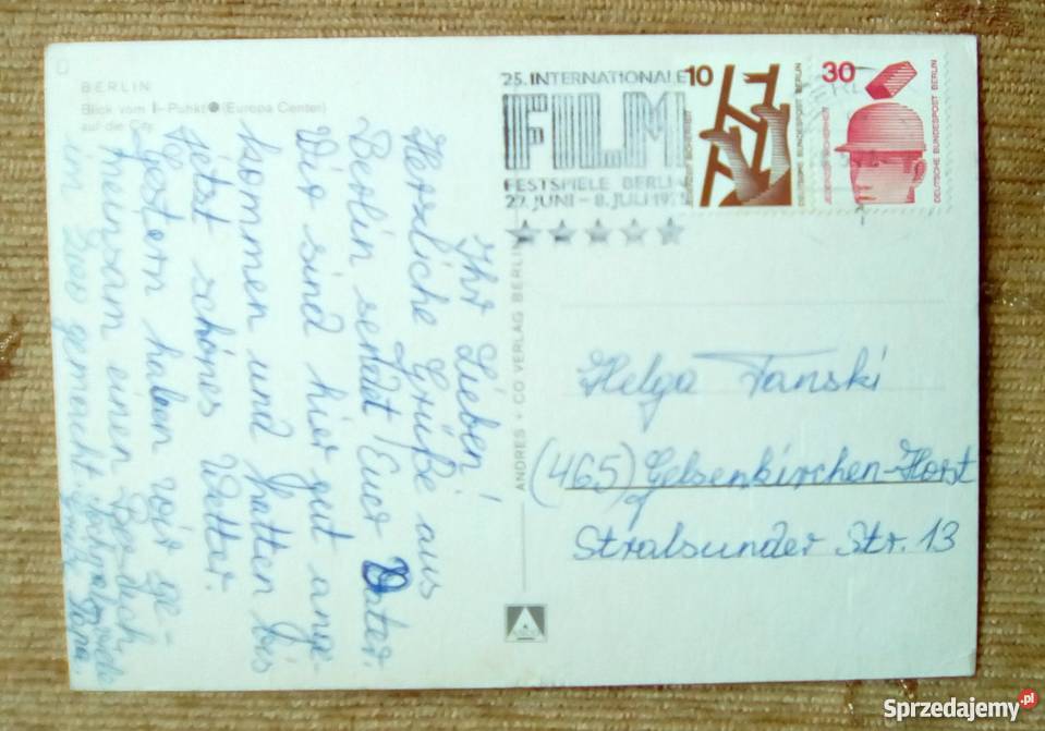 BERLIN WIDOK NOCĄ NA KOŚCIÓŁ PAMIĘCI CESARZA lubelskie Piszczac