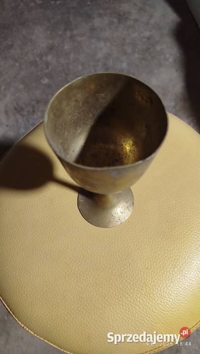 STARY KIELICH MOSIĘŻNY KIELISZEK VINTAGE K14 pomorskie Gdańsk sprzedam