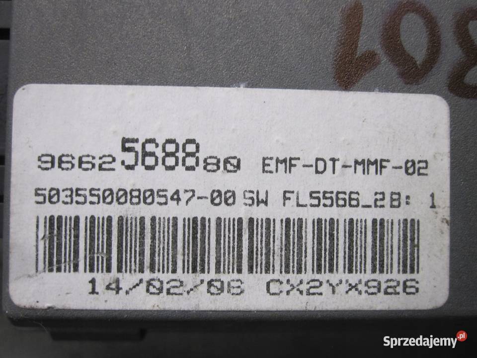 PEUGEOT 407 COUPE ekran wyświetlacz 9662568880 Kielce