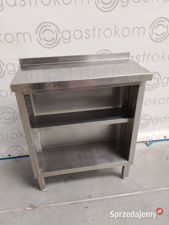 Stół zabudowany z 3 stron 2 półki 70x33x85 Wrocław sprzedam