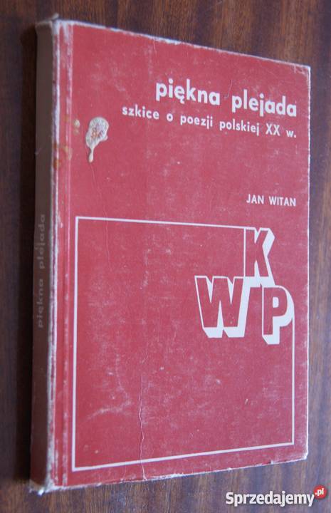 Jan Witan Piękna plejada szkice o poezji Parczew sprzedam