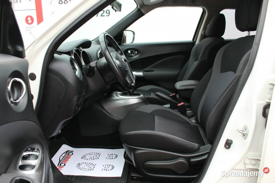 Nissan Juke ACENTA 16 Biała Perła Salon Polska wielofunkcyjna kierownica Samochody osobowe Włocławek