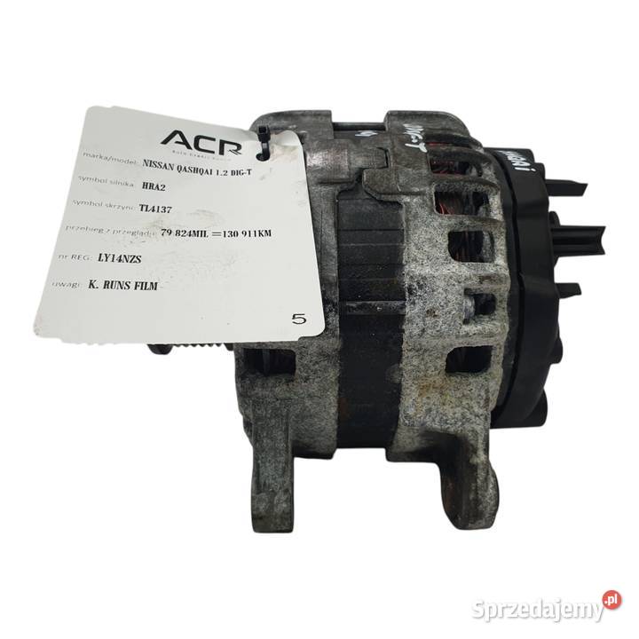 ALTERNATOR Nissan Qashqai 12 DIGT oryginał Chełm