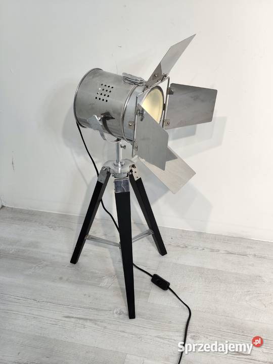 Stylowa Industrialna Lampa Stojąca