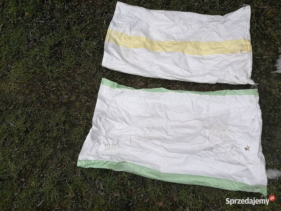 Sprzedam worki zbozowe 50 raz uzyteDo PaszyLisci mazowieckie Bieżuń