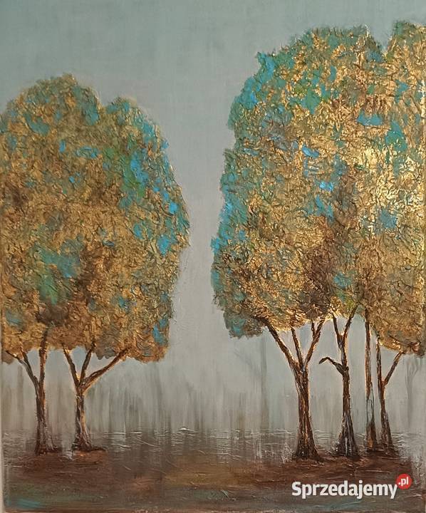 Obraz abstrakcja Drzewa Obrazki i obrazy Lublin sprzedam