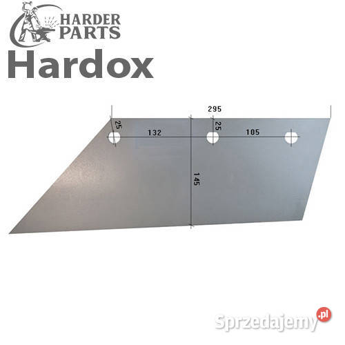 Lemiesz 300hektarów HARDOX 18117L części do podlaskie Suwałki