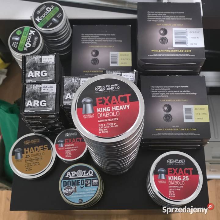 Slugi i śrut 635mm JSB ZAN ARG Poznań sprzedam