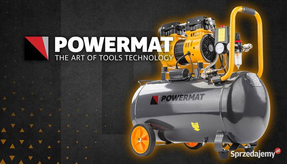 KOMPRESOR BEZOLEJOWY 50L SPRĘŻARKA 8 BAR 290lmin Zawiercie