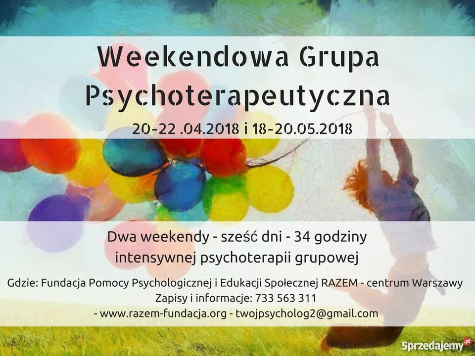 Weekendowa Grupa Psychoterapeutyczna Warszawa