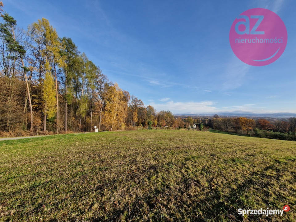 Malownicza widokowa działka budowlana koło Zagorzany