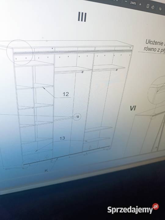 Szafa przesuwna Laura OKAZJA Płock