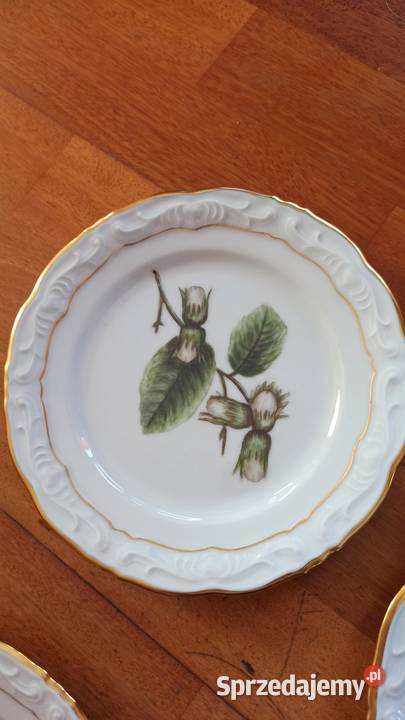 Przepiękne ręcznie malowane owoce na białej sprzedam