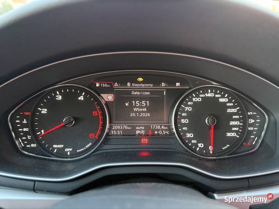 Audi A4 B9 20 TDI 190 Piękna bezwypadkowa sztuka immobilizer A4 Jaworzno