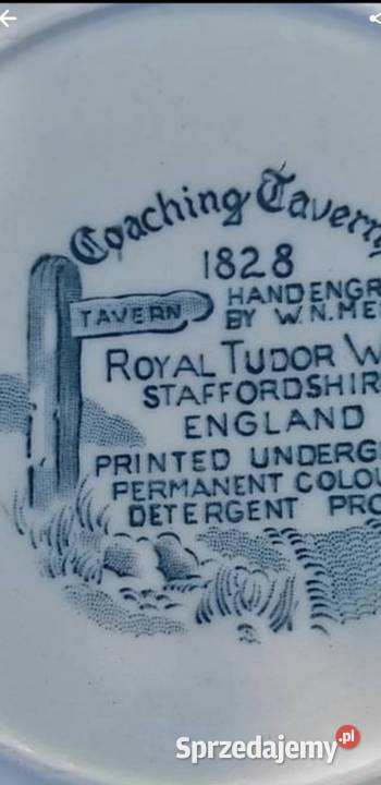 ROYAL TUDOR WARE STATFORSHIRE BLUE
OLD ENGLAND Pabianice