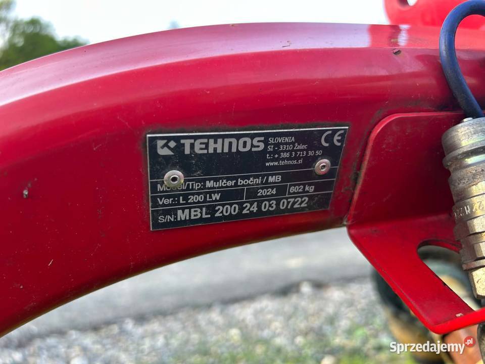 Kosiarka bijakowa boczna TECHNOS 200R prawie nieuszkodzony Bijakowe Tarnów sprzedam