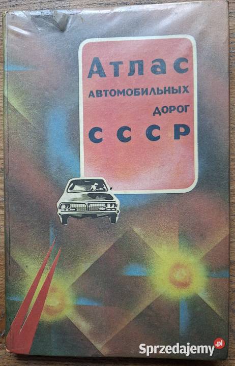 Atlas samochodowy dróg CCCP ZSRR 118 000 000 atlas Książki i Podręczniki małopolskie