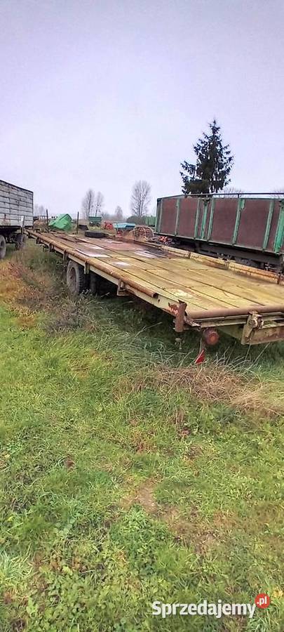 przyczepa transportowa do słomy siana wielkopolskie Osówka
