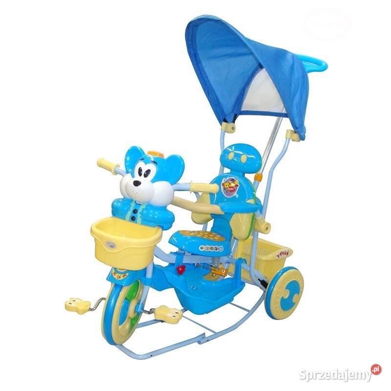 EUROBABY ROWEREK TRÓJKOŁOWY NIEBIESKI Rowerki Bielsk Podlaski