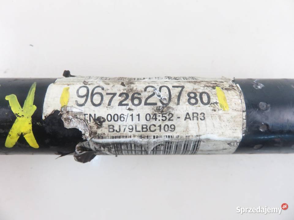 PÓŁOŚ PRAWA PRZEDNIA CITROEN C3 II 14 VTi