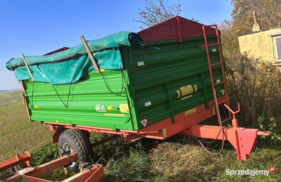 Przyczepa rolnicza jednoosiowa 455 ton Grudziądz