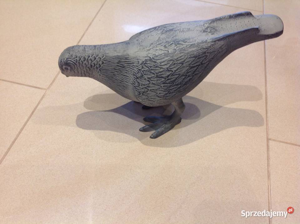 Figurka Gołębia odcienie szarości Nowa Sól