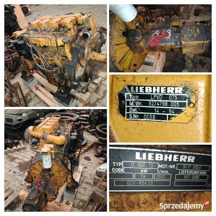Silnik Liebherr D904 D904T Koparka Atlas Cat OK nie Poznań
