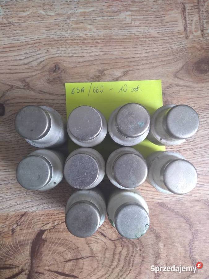 Bezpieczniki topikowe 6A 10A 16A 25A 35A 50A 63A Przemków