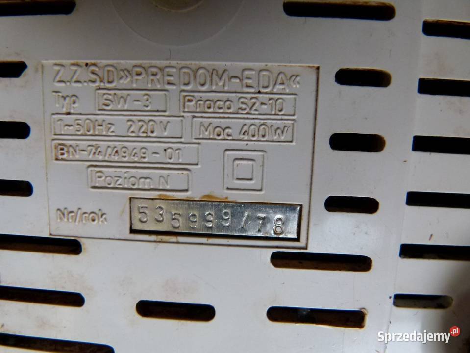 Sokowirówka Predom EDA SW3 1978r PRL SPRAWNA Zamość